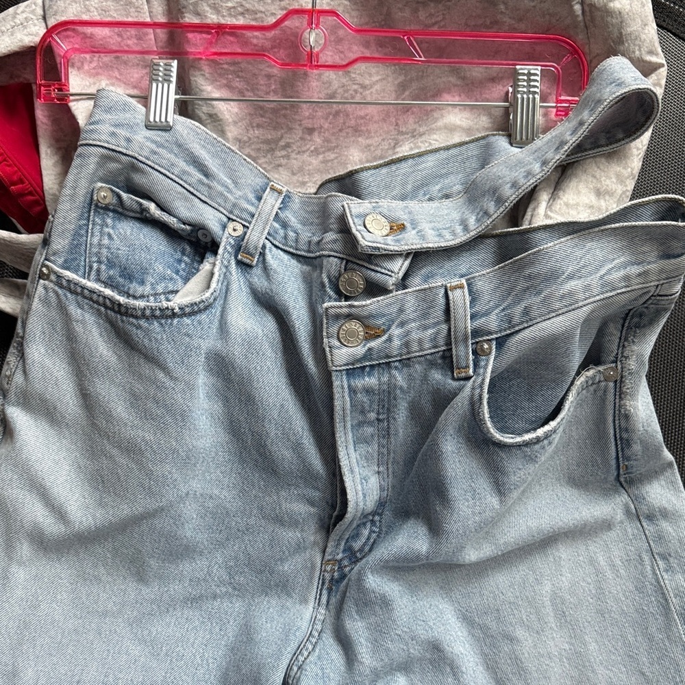 AGOLDE High-Rise Broken Waistband Jeans - Picture 6 of 11